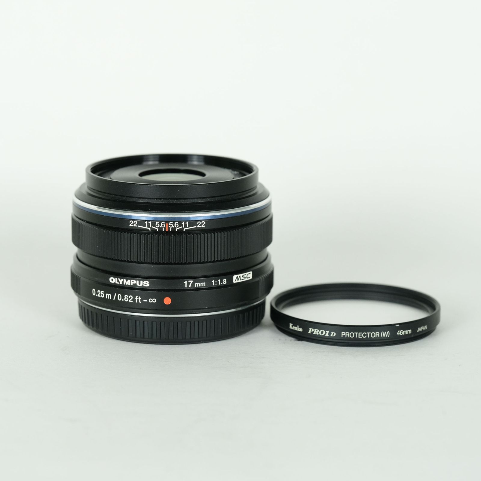 [良品 | フィルター付] OLYMPUS M.ZUIKO DIGITAL 17mm F1.8 [ブラック] | マイクロフォーサーズマウント