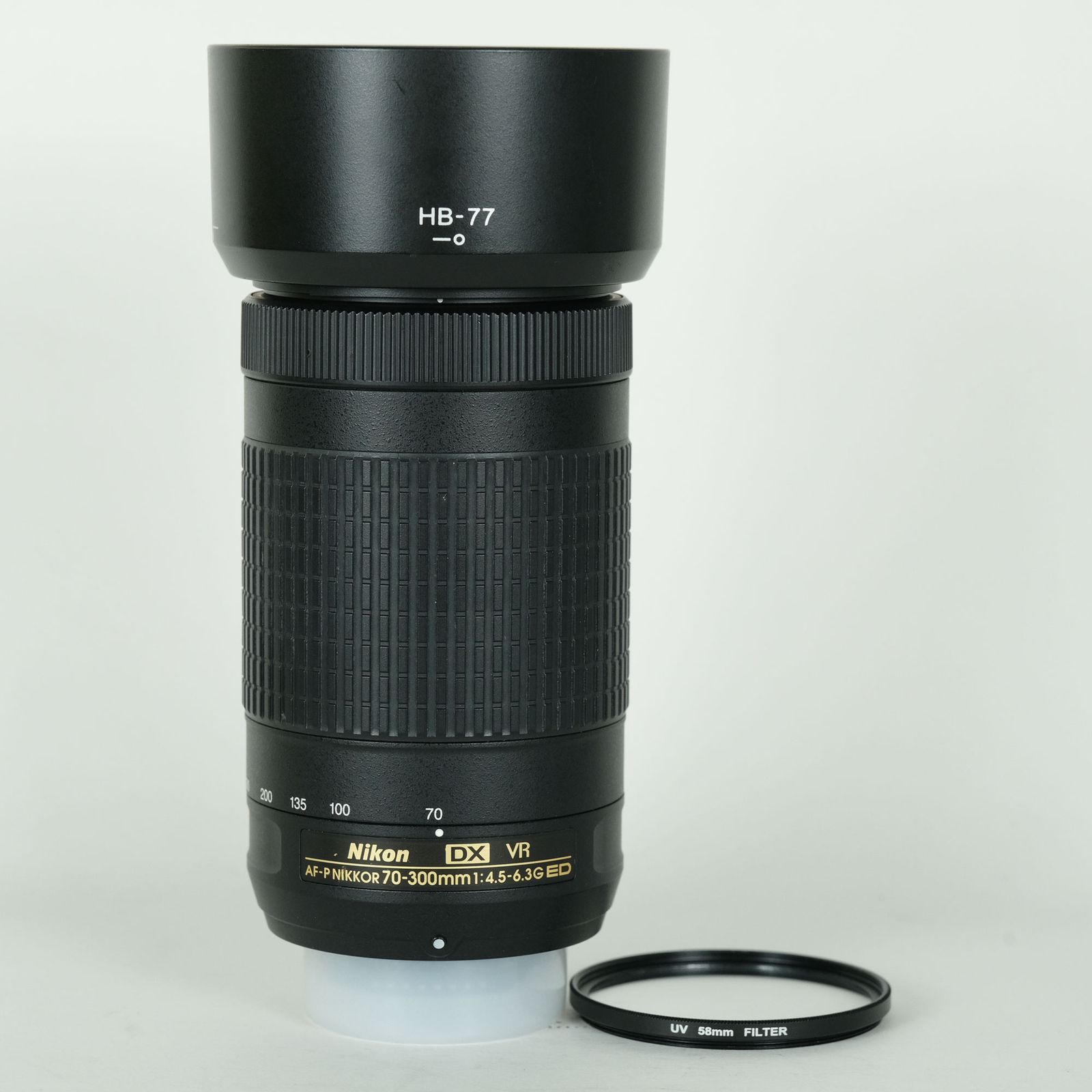 [良品 | フード・フィルター付] Nikon AF-P DX NIKKOR 70-300mm f/4.5-6.3G ED VR | Nikon Fマウント