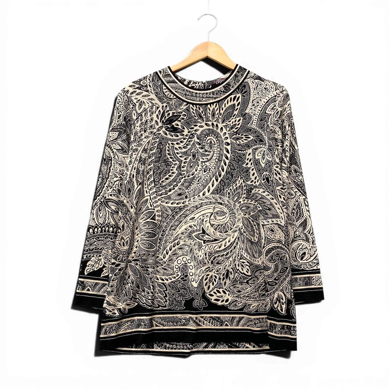 11f16 LEONARD FASHION レオナール ロングスリーブ チュニック