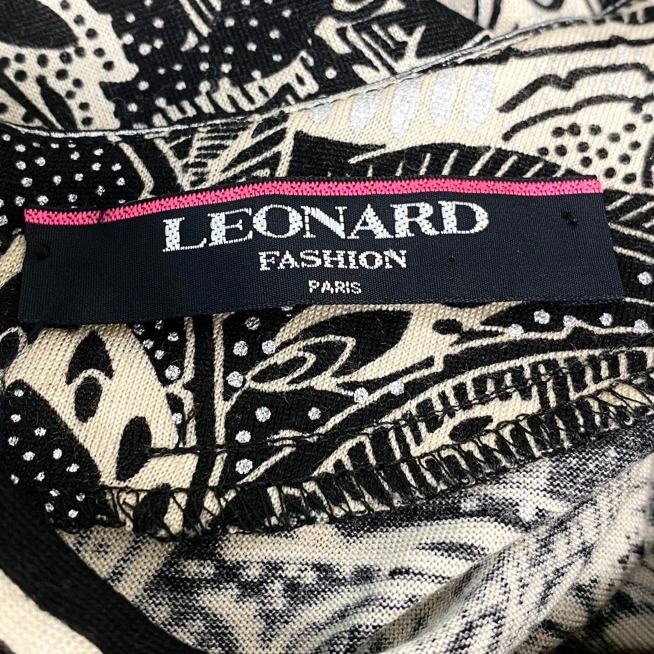 11f16 LEONARD FASHION レオナール ロングスリーブ チュニック