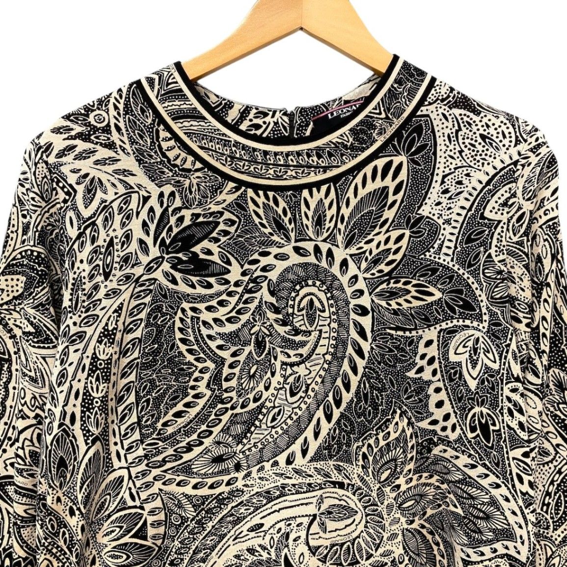 11f16 LEONARD FASHION レオナール ロングスリーブ チュニック