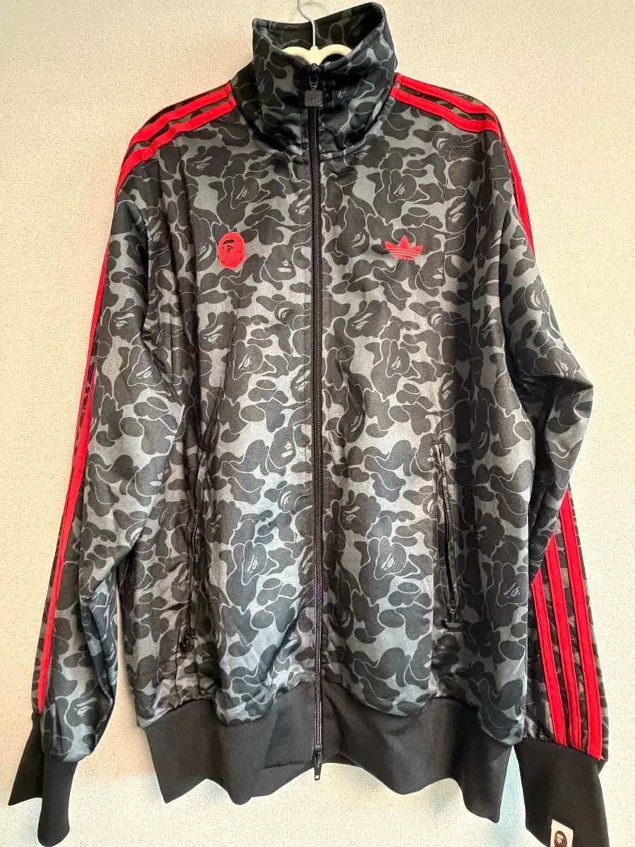 adidas A BATHING APE アベイシングエイプ トラックジャージ ブラック US L