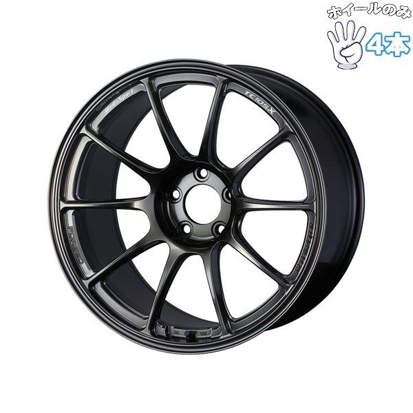 19インチ アルミホイール 5穴114.3 | ウェッズ ウェッズスポーツ TC-105X FORGED EJチタン 8.5J 4本