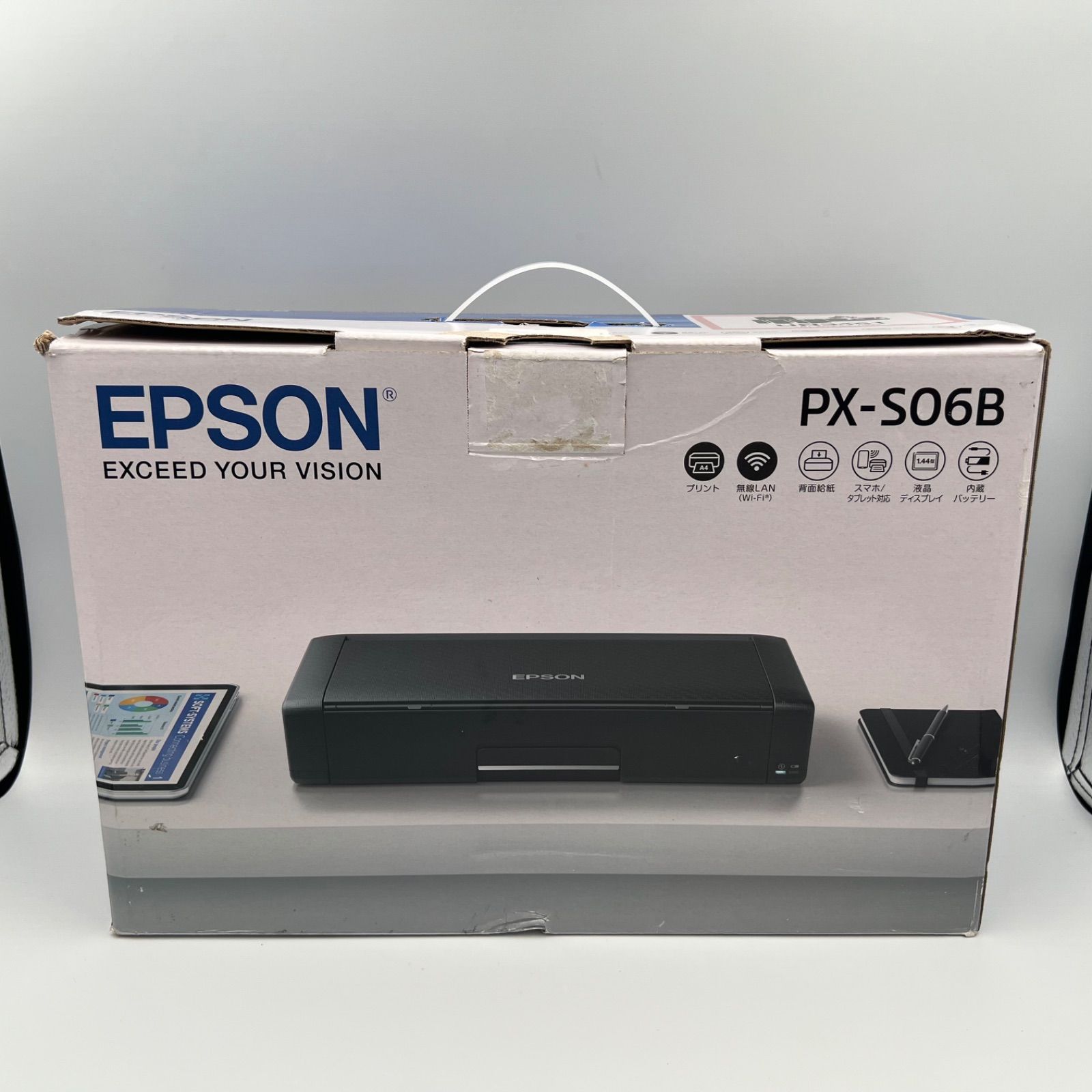 未使用 EPSON PX-S06B A4モバイルプリンター ブラック - メルカリ