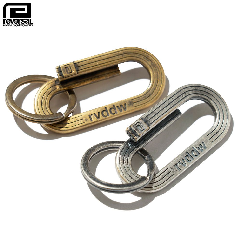 【reversal/リバーサル】キーホルダー キーチェーン/JIU-JITSU BELT RING rv25ss708｜ベルトリング アクセサリー 柔術 真鍮 格闘技 ジム