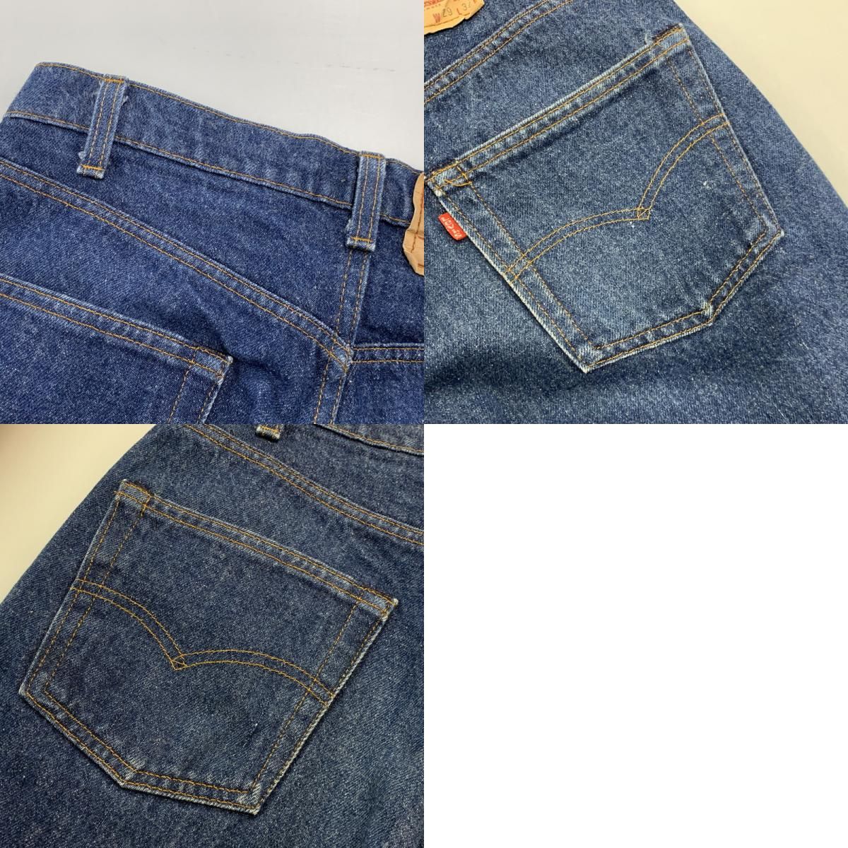 中古品】 LEVI'S リーバイス 刻印532 SMALL-E 不均等V ケアタグ 黒カン