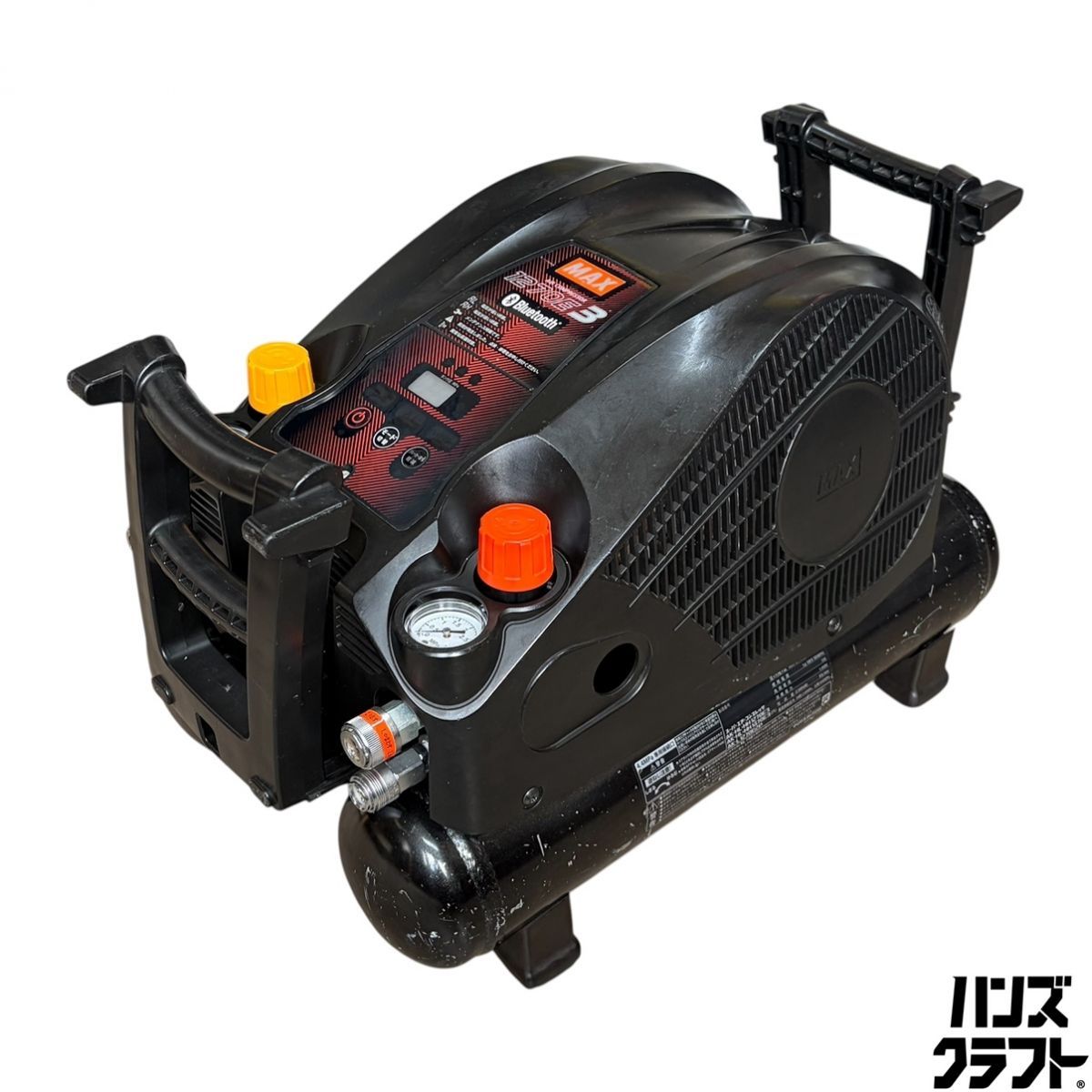 ▼【中古】マックス MAX AK-HL1270E3 コンプレッサー 常圧/高圧 タンク容量11L ブラック 本体のみ