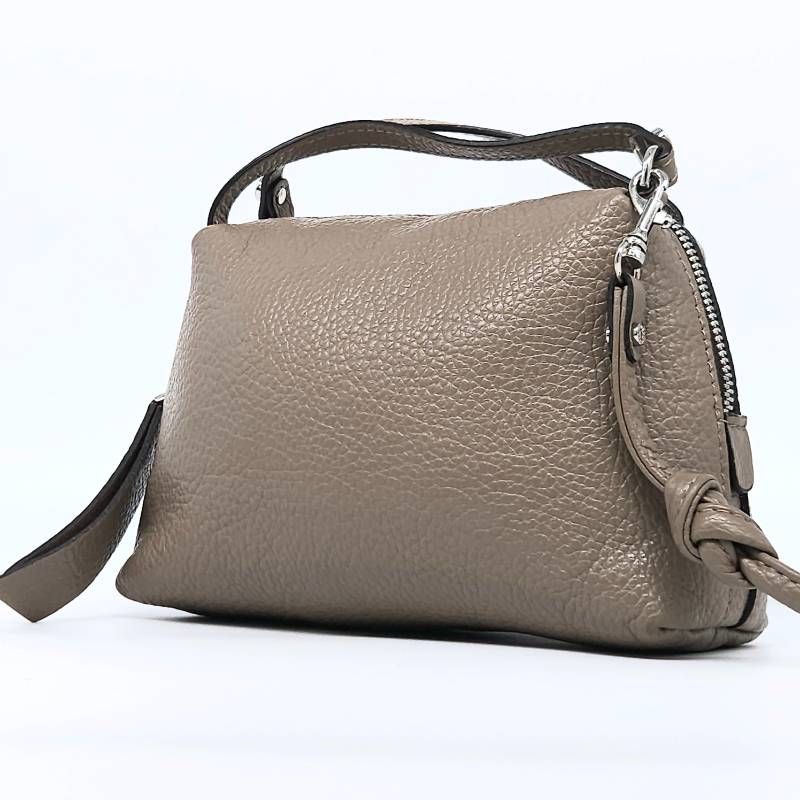 ジャンニキャリーニ GIANNI CHIARINI アリファ S ALIFA ベージュ グレージュ レザー 本革 シボ革 2way ショルダーバッグ ハンドバッグ 斜め掛け 肩掛け ミニバッグ 軽量 コンパクト イタリア製 ストラップ付き デイリー お出かけ