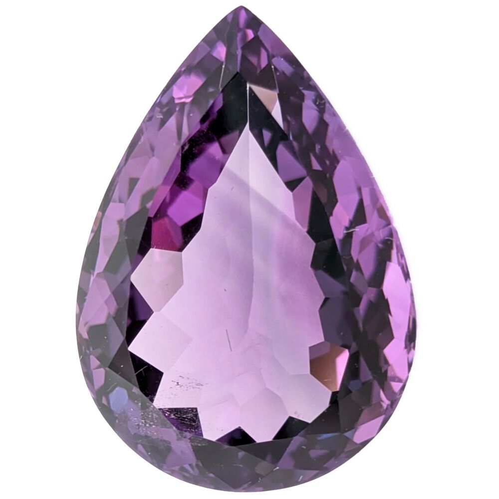 AM33.55ct 2月 誕生石 1P アメシスト アメジスト ルース Loose ルース パープル【♀】【N】【レディース】★■617658【中古】