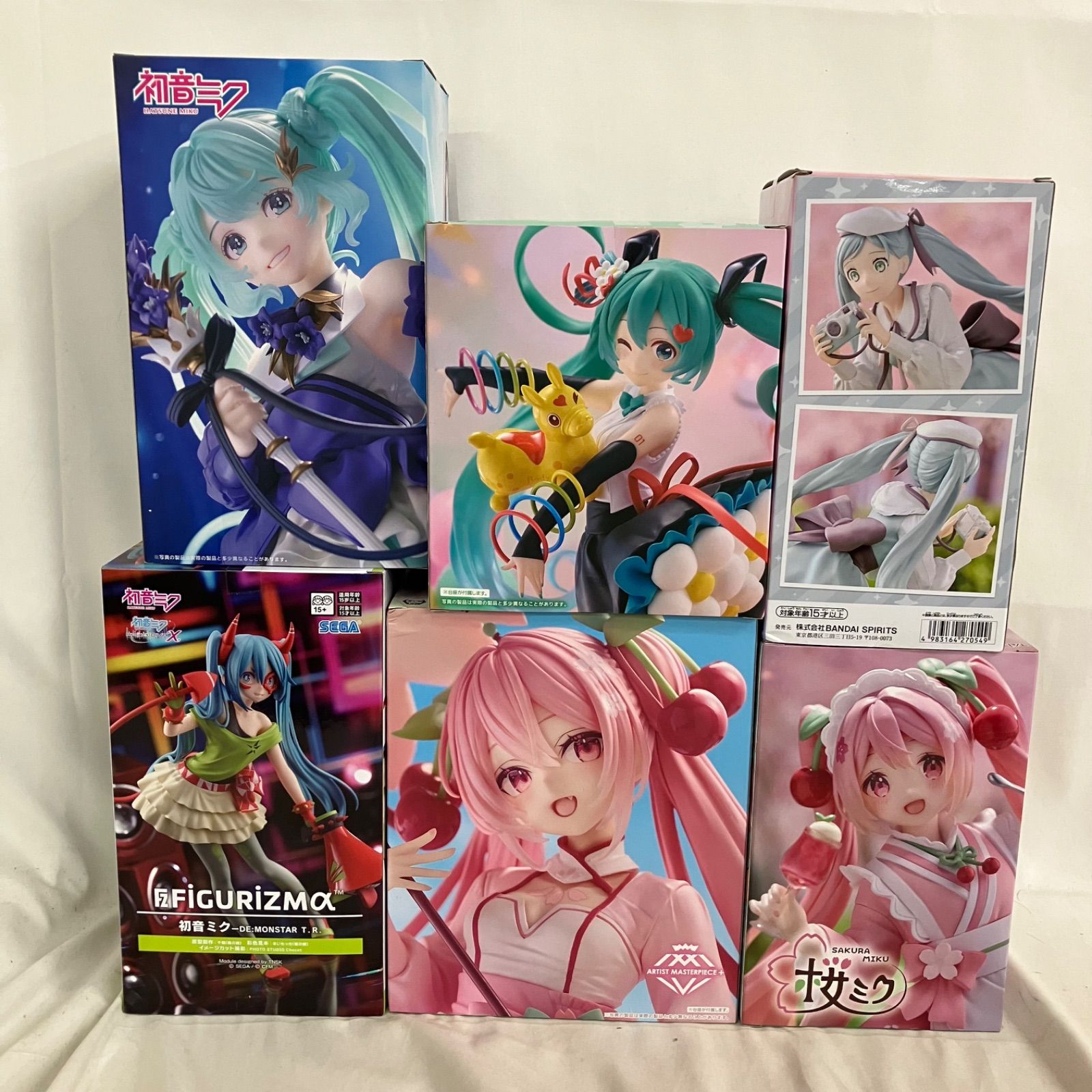 未開封 初音ミク AMP+ 他 Birthday2024 他 初音ミク 桜ミク フィギュア 