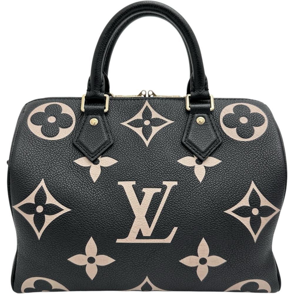 【LOUIS VUITTON/ルイ・ヴィトン】M58947 2WAYショルダーバッグ ハンドバッグ モノグラムアンプラント ブラック＆アイボリーレザー/ゴールド金具 レディース 【中古】【真子質店】【BL】