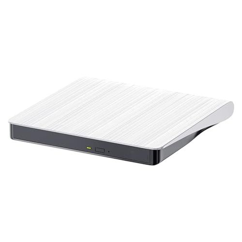 ブルーレイドライブ外付け BDプレイヤー再生読み書usb-aと usb-c(type-c) 対応外付け ポータブルBD Windows7-11/MAC OS対応 【日本語取説書と一年保証書付き】（white）★m 7d63927a