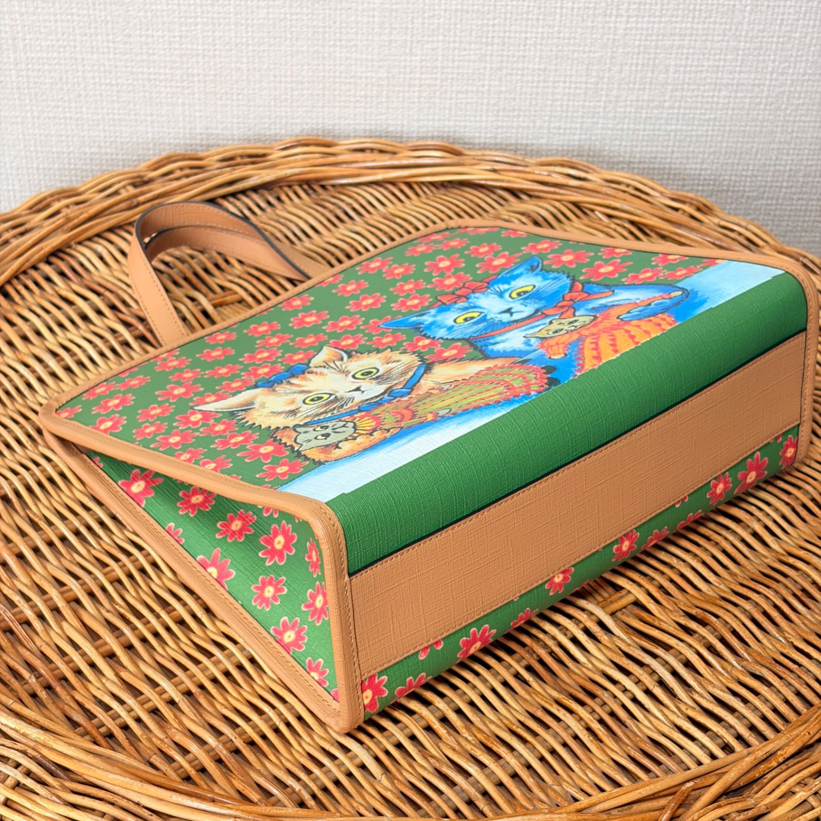グッチ チルドレンズ GGスプリーム キトゥン キャット トートバック
