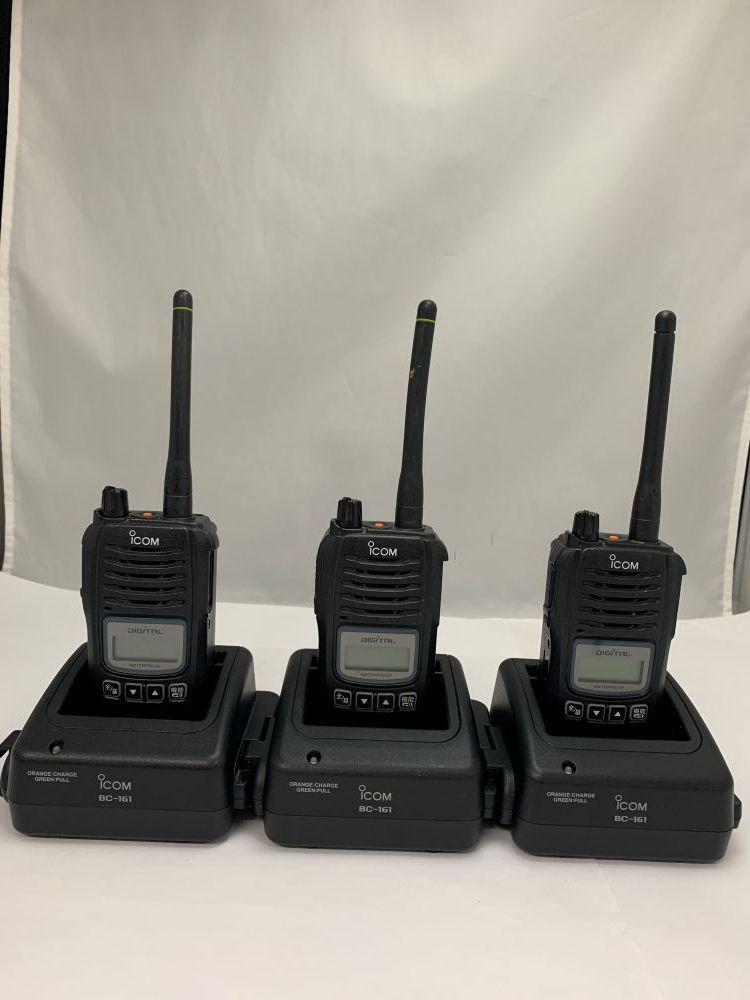 □中古□送料無料□3台セット□アイコム D60 デジタル簡易無線機5W