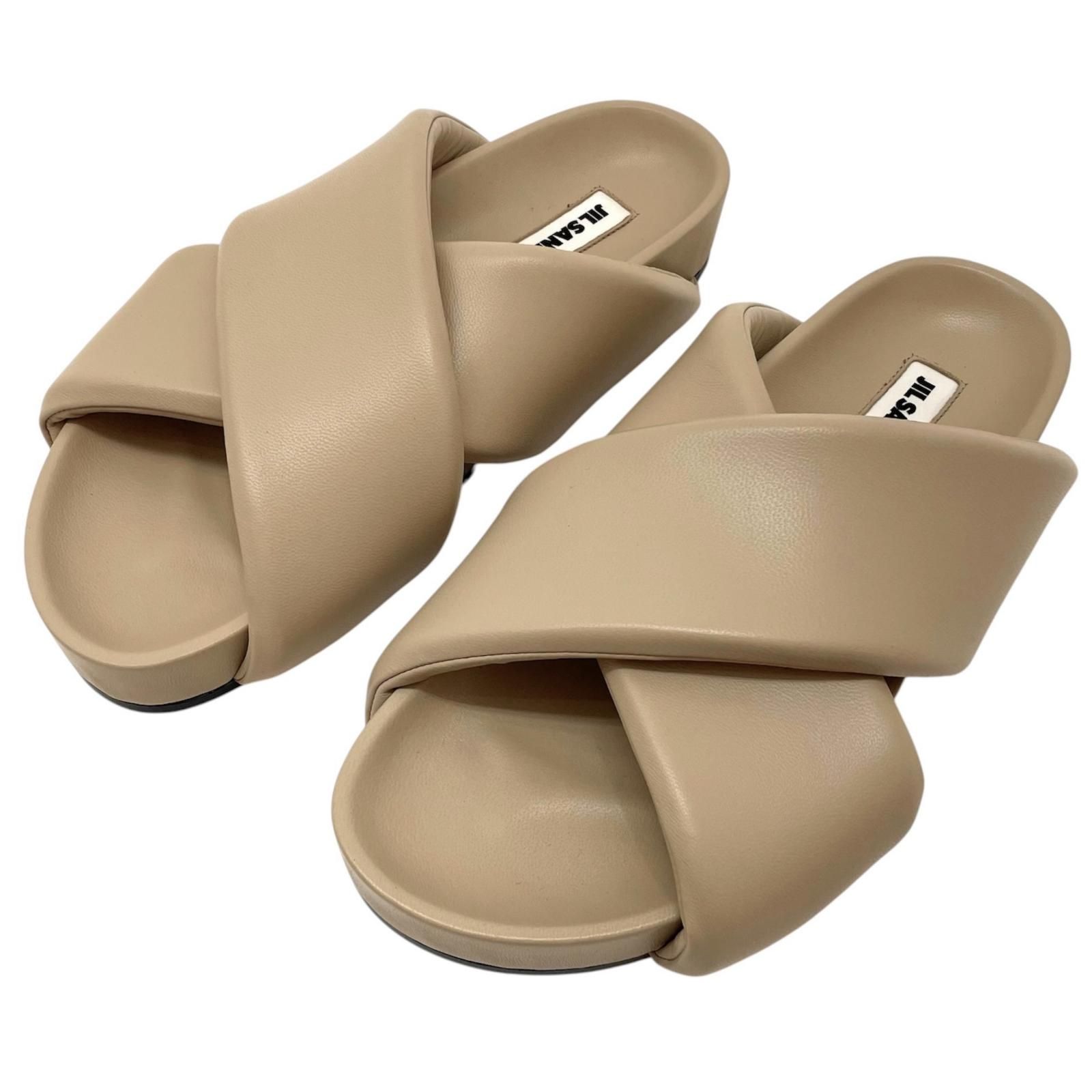 【中古】JIL SANDER | ジルサンダー サンダル J32WP0001-P5057 ベージュ【尾張小牧店】