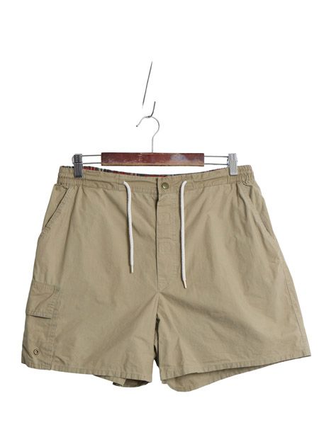 90s ポロスポーツ ラルフローレン カーゴ ショートパンツ メンズ L / オールド コットン ポプリン ショーツ 海パン 水陸両用 インナー付き