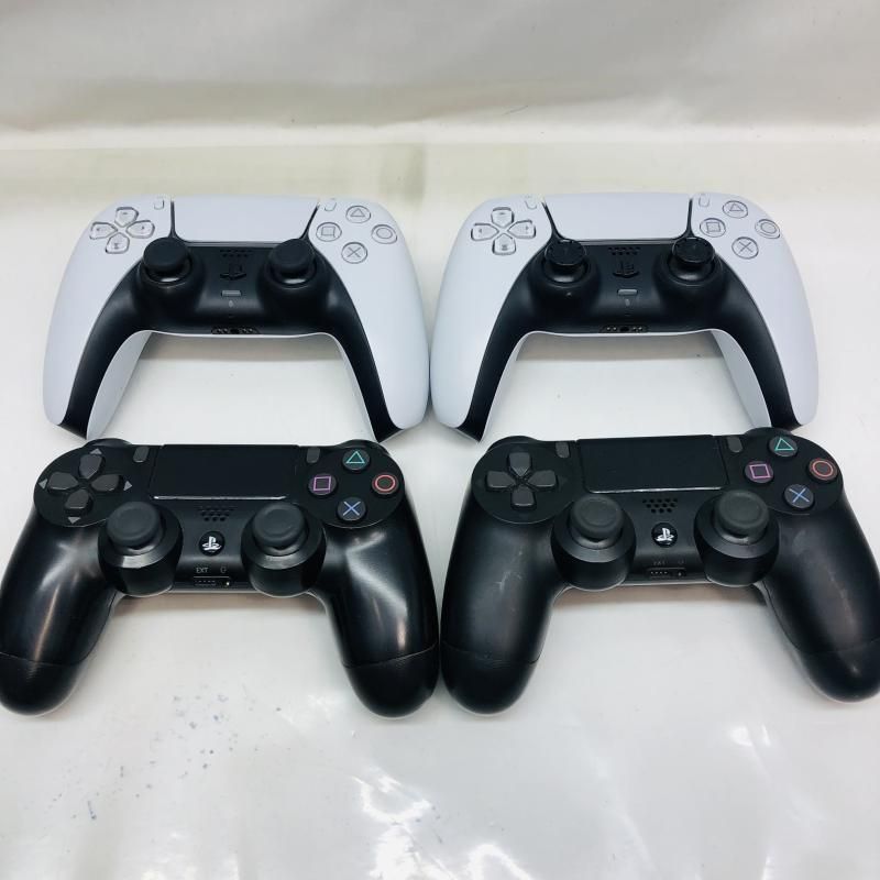 中古】ｹﾞｰﾑOP）ｼﾞｬﾝｸ)PS5/PS4ｺﾝﾄﾛｰﾗｰ 4個まとめ CFI-ZCT1J/CUH-ZCT2J