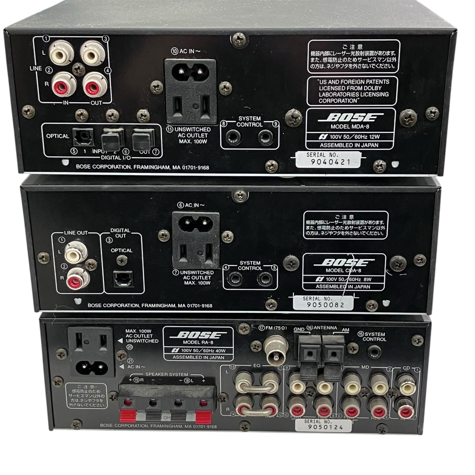 186000 ジャンク品 Bose ボーズ MD CD レシーバー Acoustimass 5