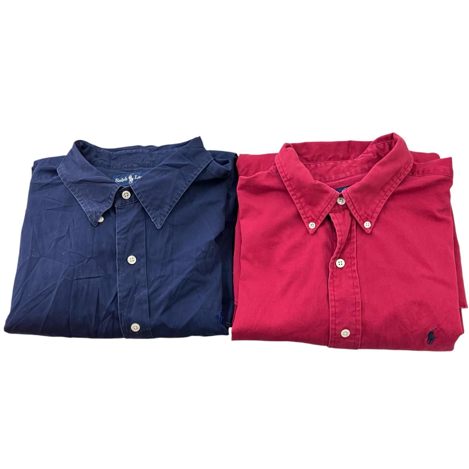 186005 現状品 RALPH LAUREN ラルフローレン 長袖シャツ 2点まとめ売り