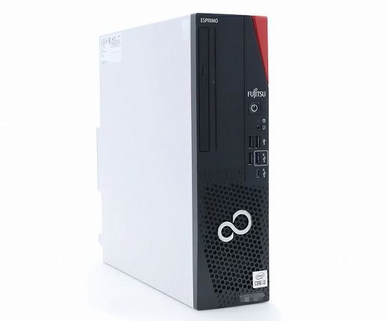 富士通 ESPRIMO D7011/GX Core i3-10105 3.7GHz 8GB 256GB(NVMeSSD) DisplayPort x2/アナログRGB出力 Windows11 Pro 64bit 中古