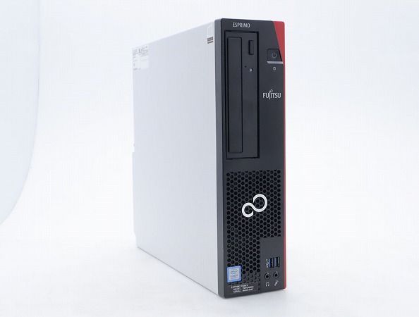 富士通 ESPRIMO D588/V Core i3-8100 3.6GHz 8GB 256GB(新品SSD) DisplayPort/DVI-D出力 光学不良 Windows11 Pro 64bit 小難 中古