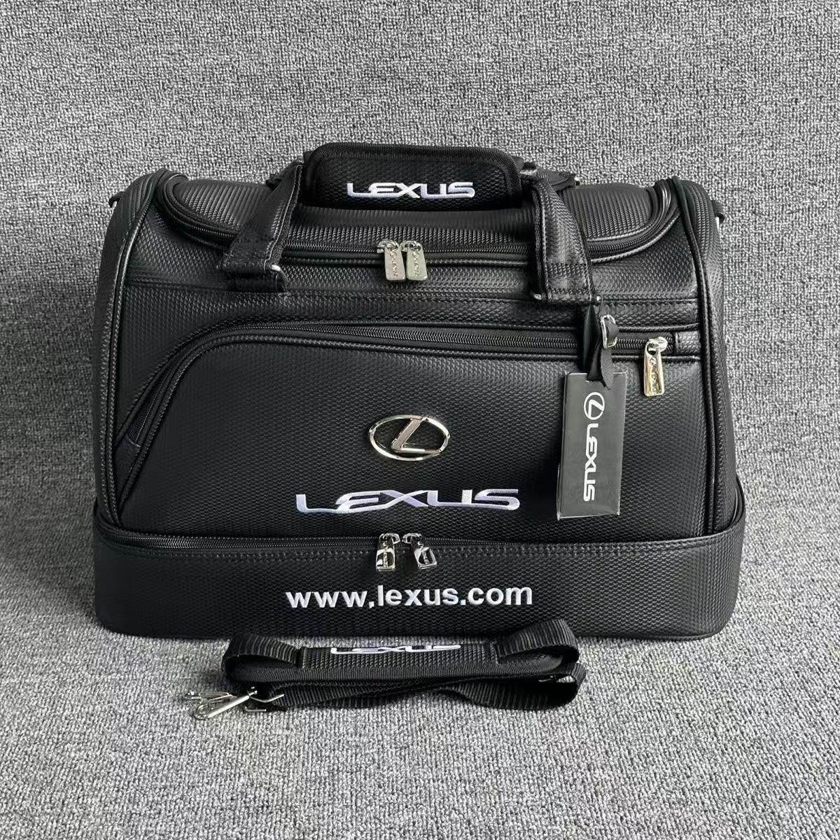 新品 未使用】レクサス ゴルフウェアバッグ 大容量 防水 バックパック 