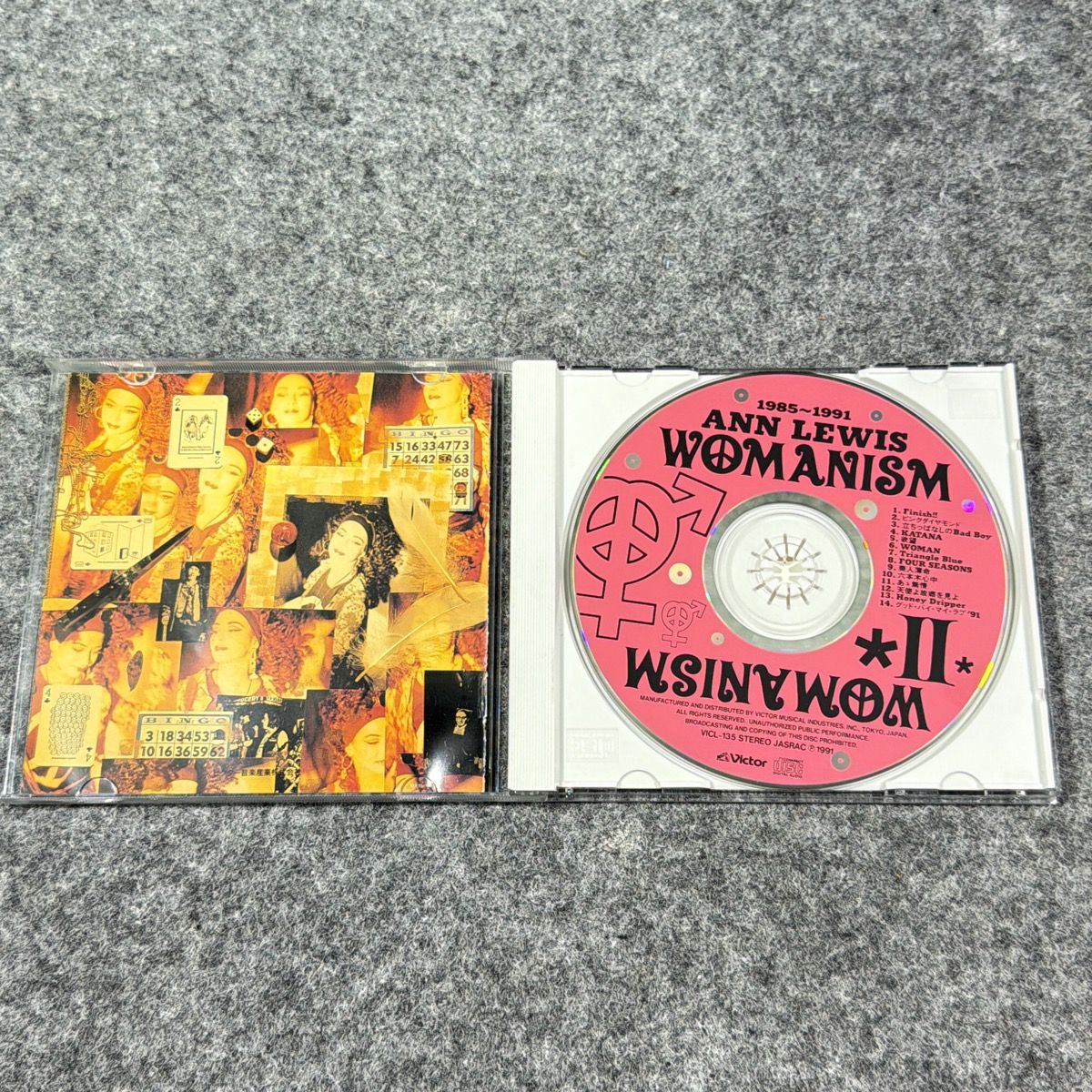 美品　アン・ルイス　DVD　ベスト　WOMANISM 六本木心中 現状品】アン・ルイス WOMANISM II ベストアルバム CD 六本木心中 あゝ