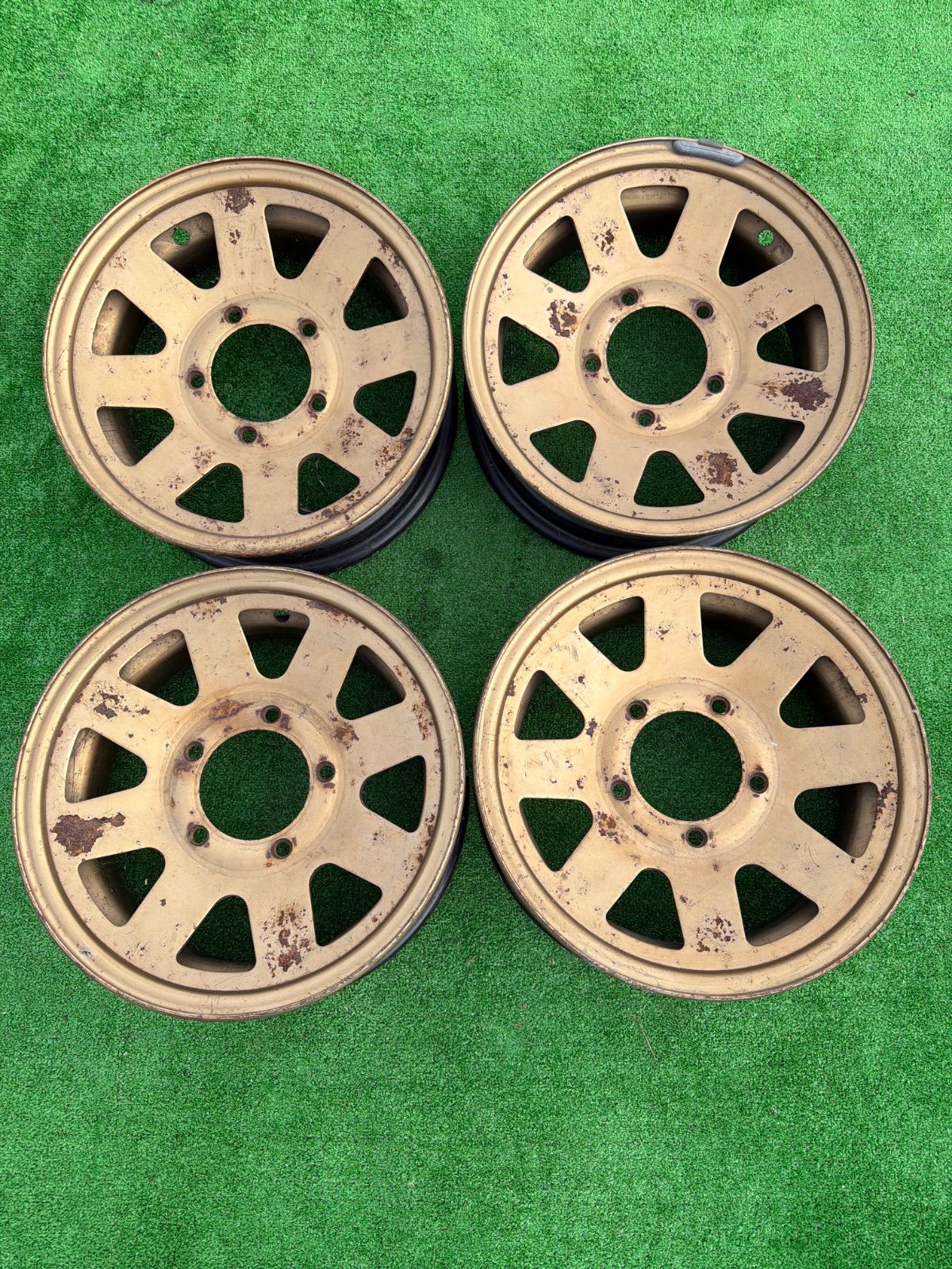 三菱 ジープ 純正 15インチホイール 4本セット - メルカリ