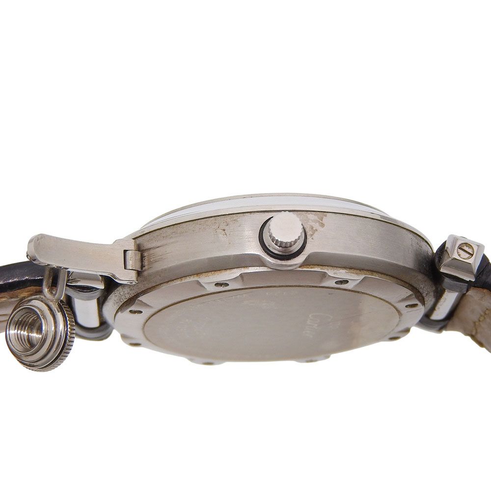 【CARTIER】カルティエ パシャC 2002年クリスマス限定 W3106199 ステンレススチール×クロコダイル 自動巻き アナログ表示 メンズ シルバー文字盤 腕時計 CARTIER】カルティエ パシャC 2002年クリスマス限定 W3106199