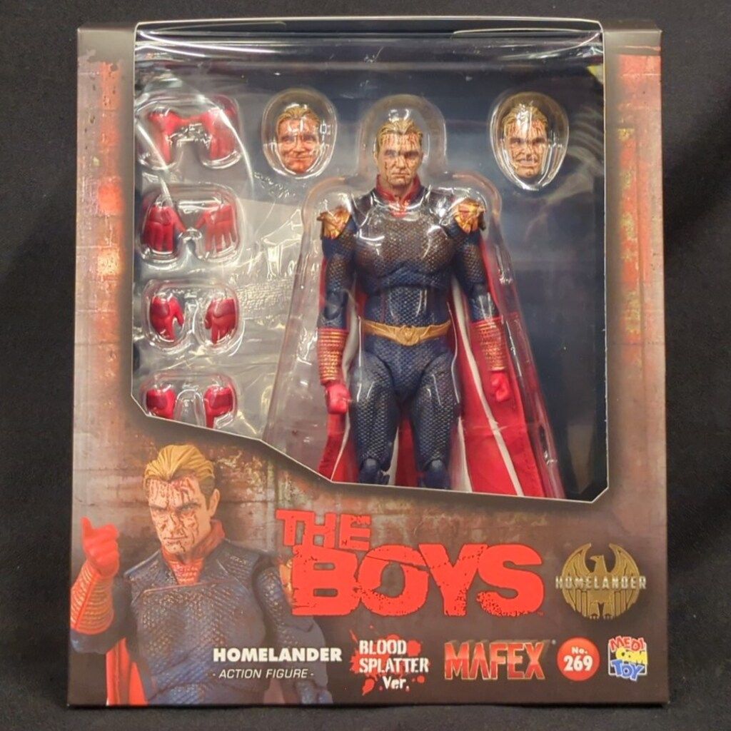 MEDICOM TOY MAFEX HOMELANDER BLOOD SPLATTER Ver.