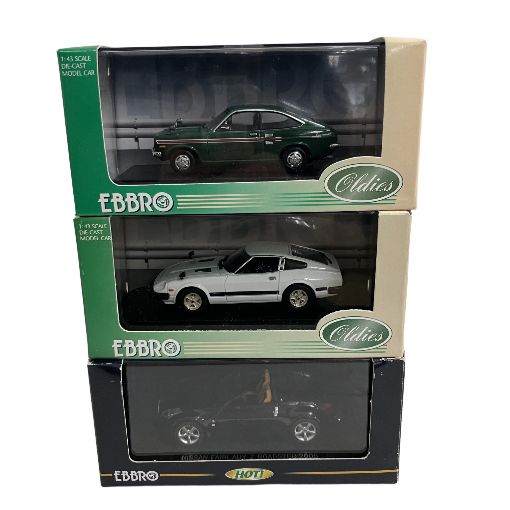 エブロ　1/43 ミニカー6台　中古 EBBRO エブロ 1/43 Nissan 日産 FAIRLADY フェアレディ Z 新旧 SUNNY
