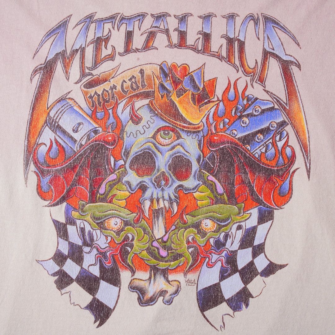 メタリカ METALLICA Tシャツ XL スモーキーベージュ バンT ロックT Y2K