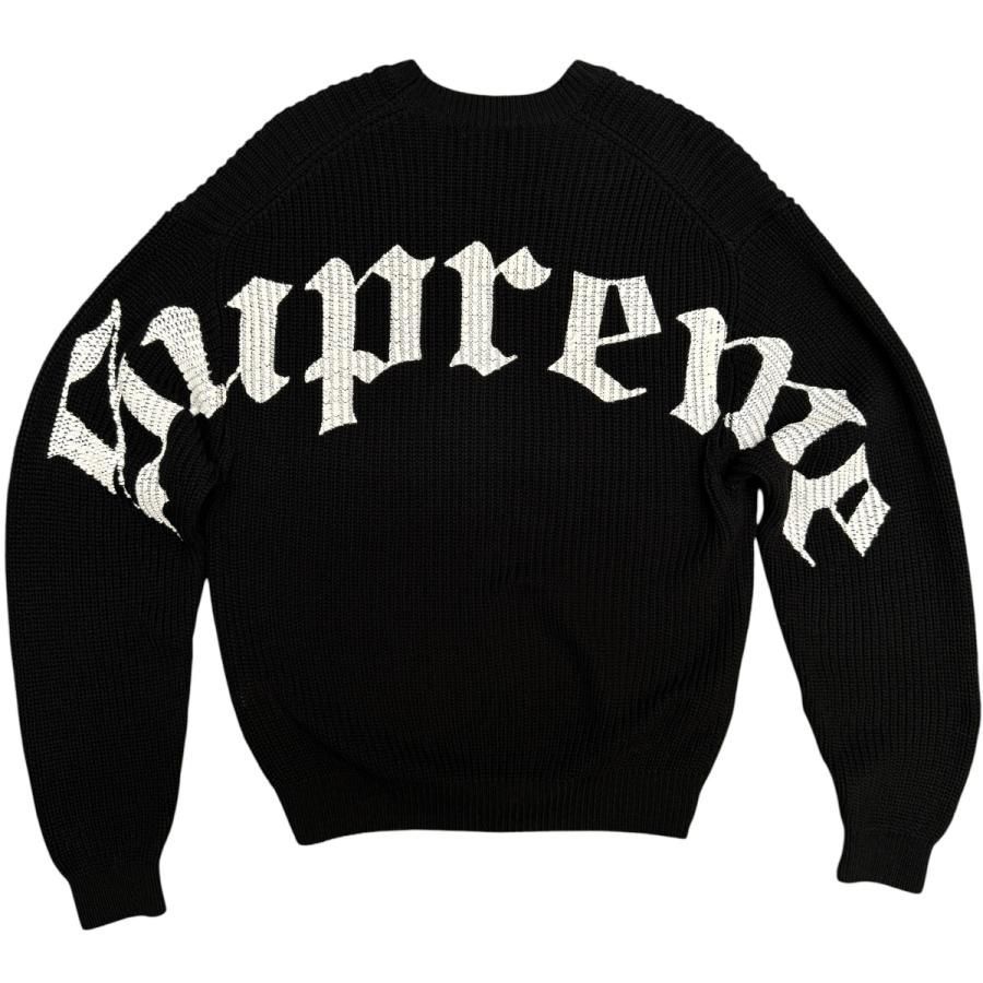Supreme テキストプリント ニットセーター S 美品】サイズ【S】シュプリーム Supreme 25SS／ Old English Printed