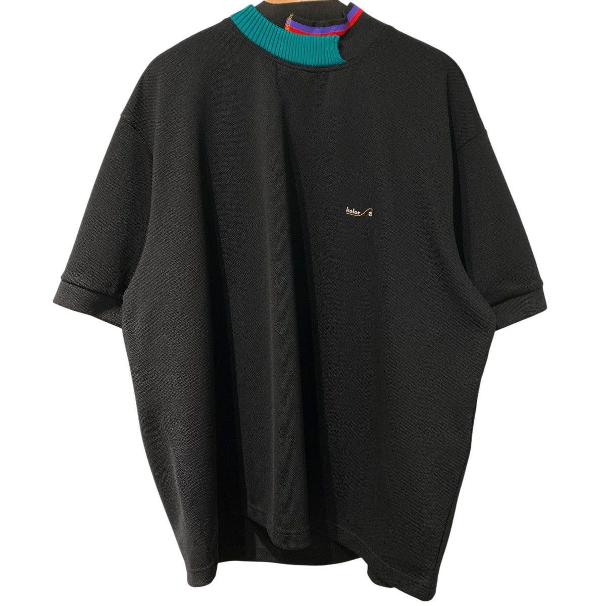 KOLOR PE 鹿の子 CUTSEW オーバーサイズポロTシャツ 22SCM-T04202