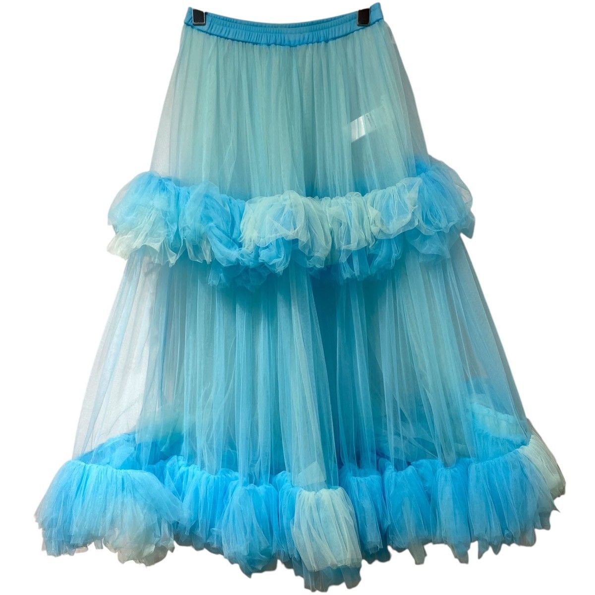 VIVIANO 22AW チュールフリルロングスカート 8069000144543