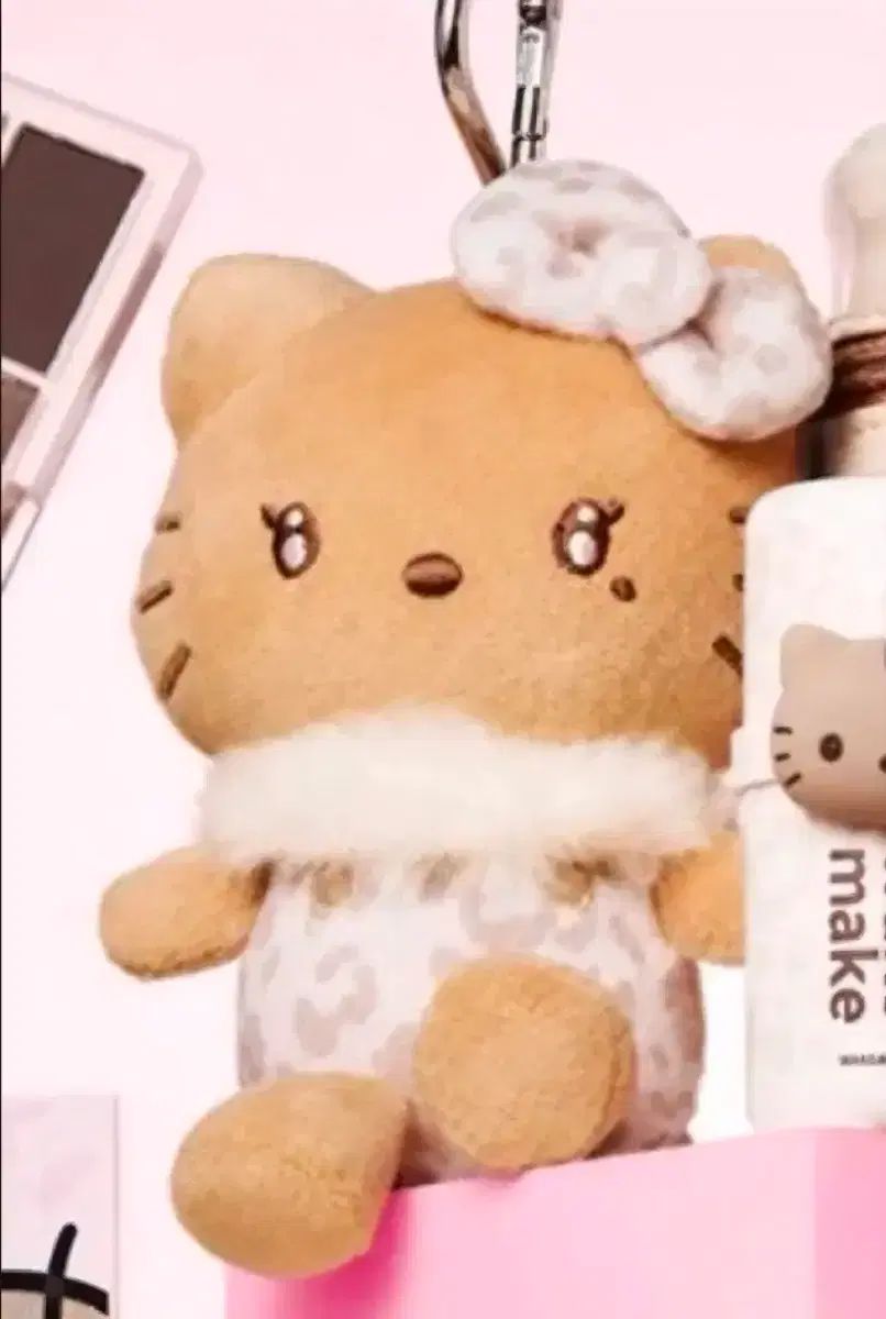 (未開封)ウェイクメイク ギャル キティ ぬいぐるみ キーホルダー