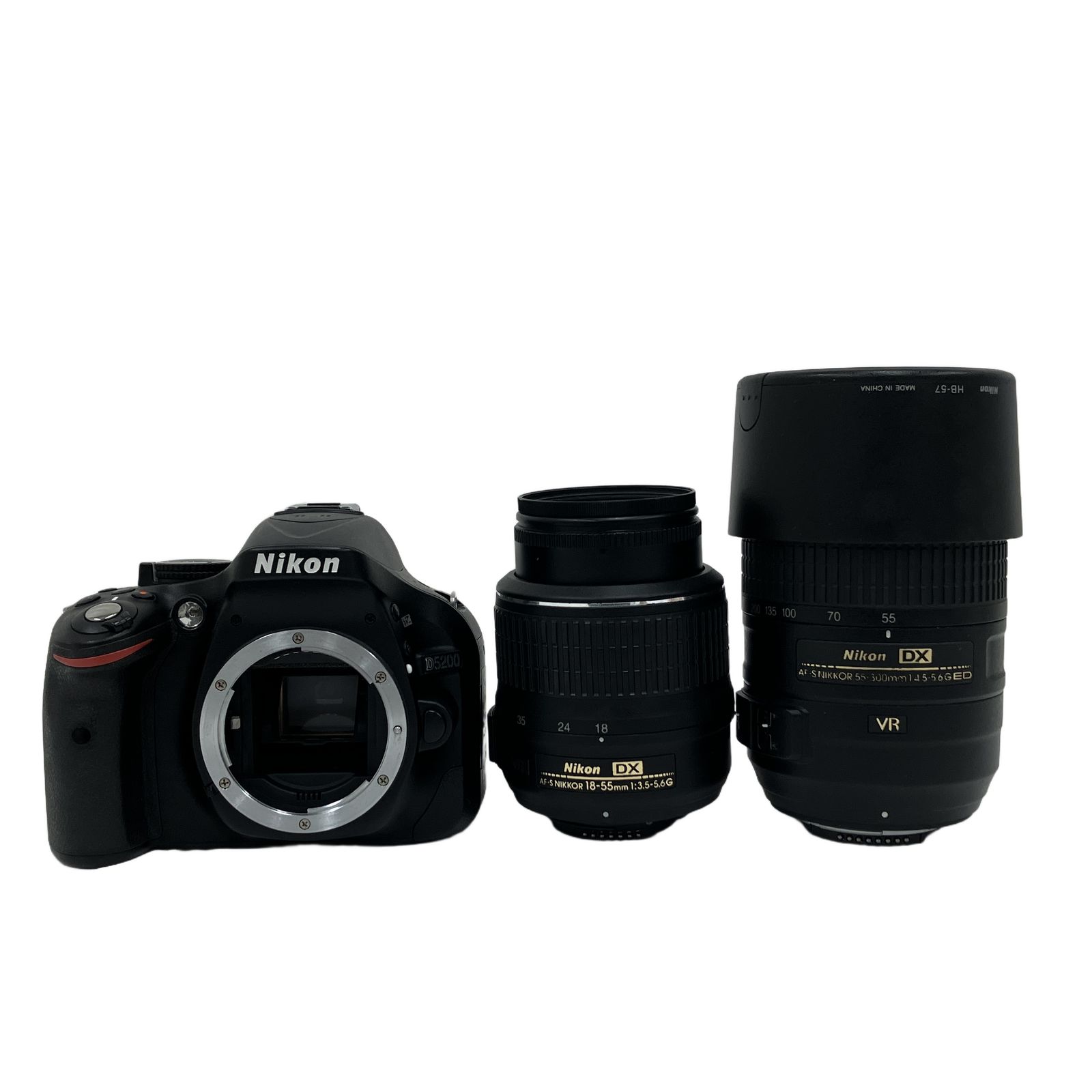 Nikon D5200 ダブルズームキット DX AF-S NIKKOR 18-55mm/55-300mm VR