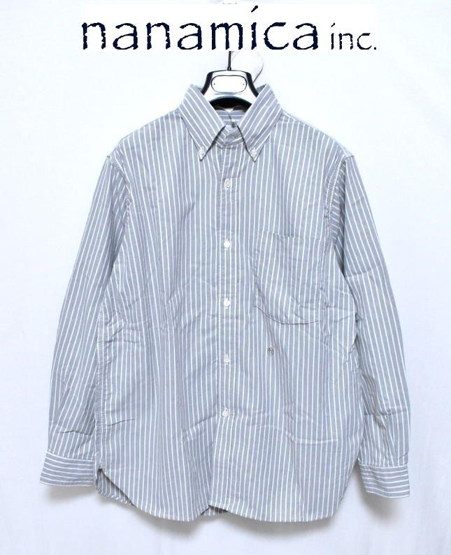 定価2万8600円】新品 ナナミカ ボタンダウン ストライプ ウィンド