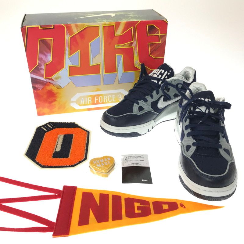 【中古美品】 NIKE ナイキ ×NIGO ニゴー AIR FORCE 3 LOW SP HV5032-400 エアフォース 3 ロー スニーカー 靴 【160-260616-na-19-tagh】