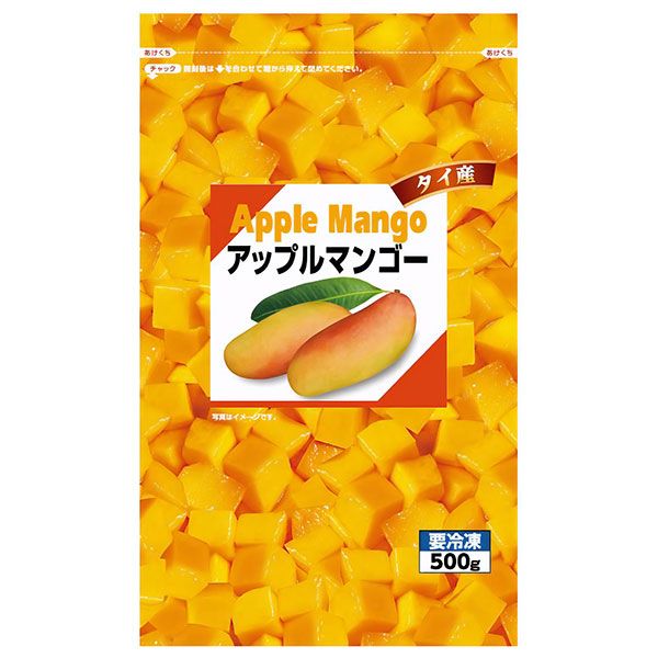 富士通商 アップルマンゴー 500g×20袋入 冷凍商品| 送料無料 冷凍食品 果物 フルーツ 要冷凍 ケース買い まとめ買い 業者 仕入れ ストック 大量