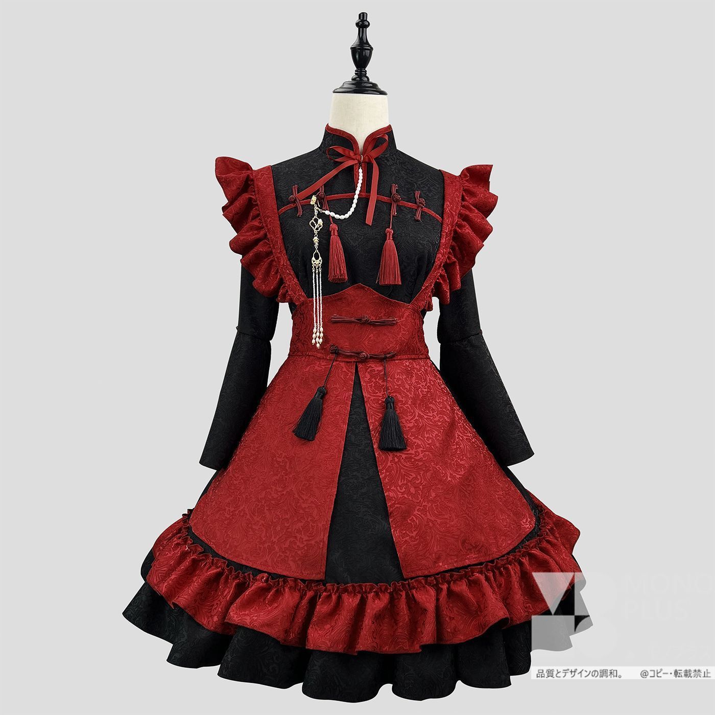 ロリータ メイド コスプレ衣装 セット 萌え 演出服 ドレス CS616P084