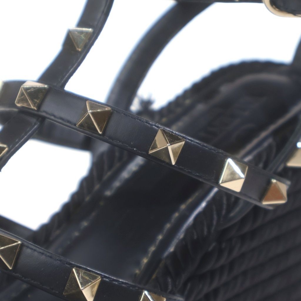VALENTINO (ヴァレンティノ) ロックスタッズ ウェッジソールサンダル