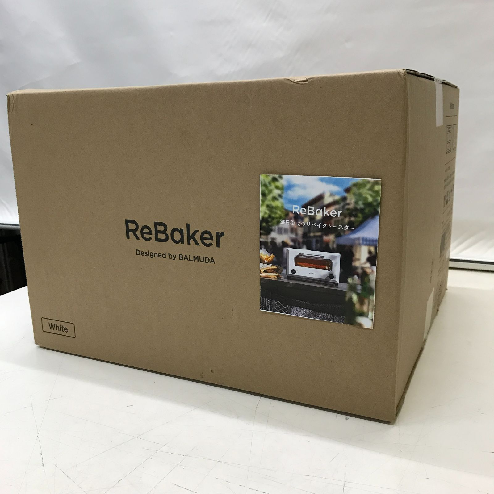 新品・未開封 BALMUDA ReBaker KTT01JP-WH オーブントースター