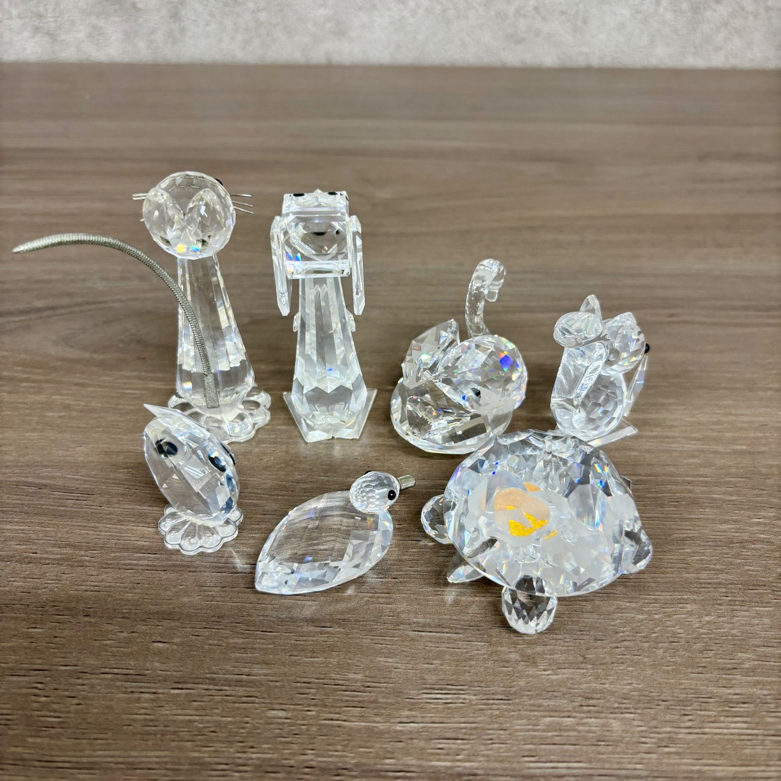 o)2097 SWAROVSKI スワロフスキー クリスタルフィギュリンセット 