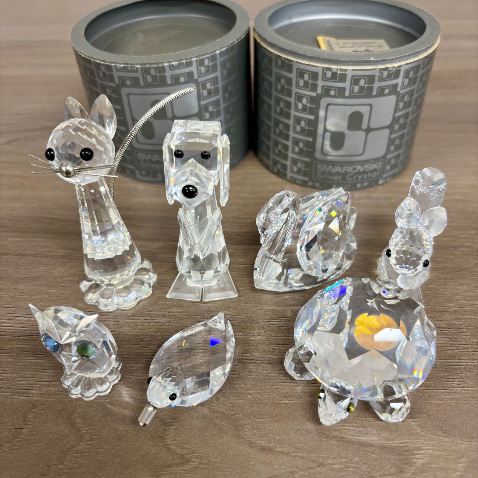 o)2097 SWAROVSKI スワロフスキー クリスタルフィギュリンセット 
