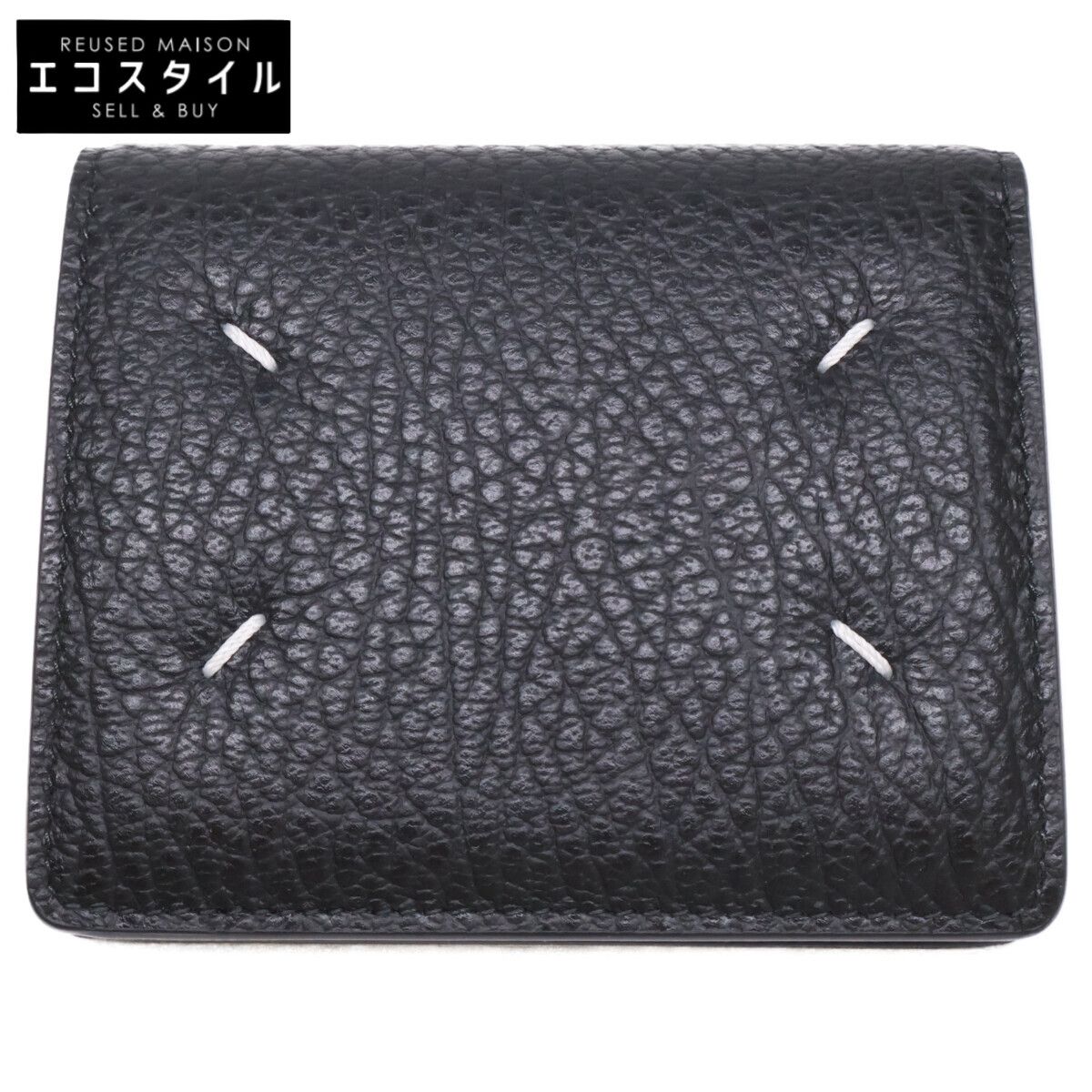 Maison margiela　メゾンマルジェラ　【美品】11 S56UI0140 P4455 T8013 4ステッチ 二つ折り ウォレット