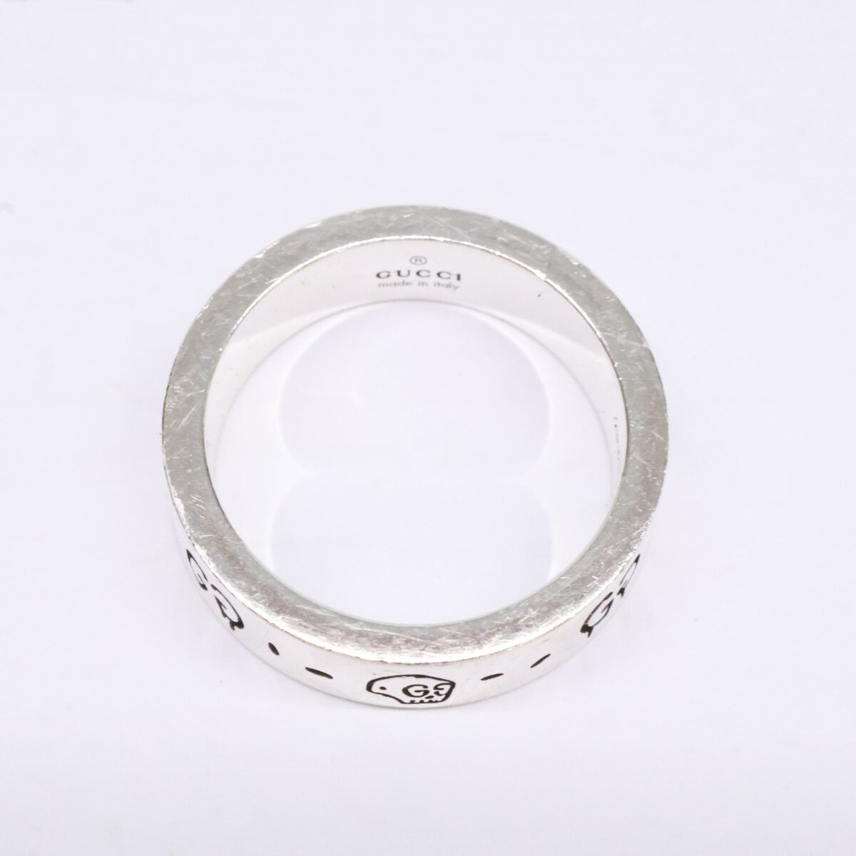 GUCCI グッチ 477932 Ag925 GUCCI GHOST グッチ ゴースト GG スカル 18 