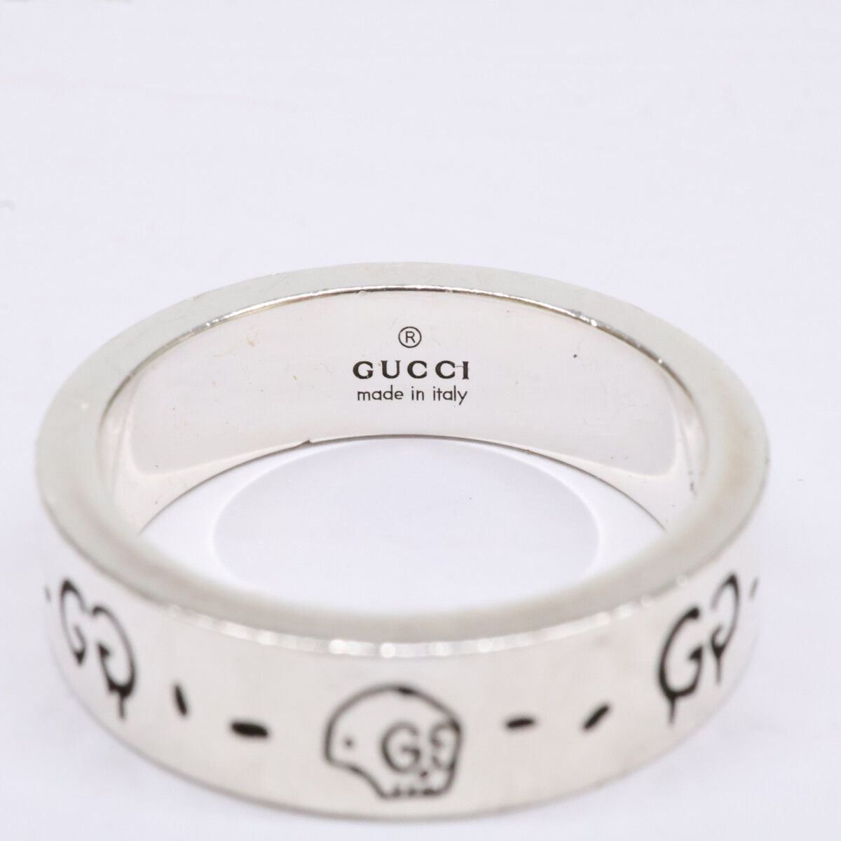GUCCI グッチ 477932 Ag925 GUCCI GHOST グッチ ゴースト GG スカル 18 