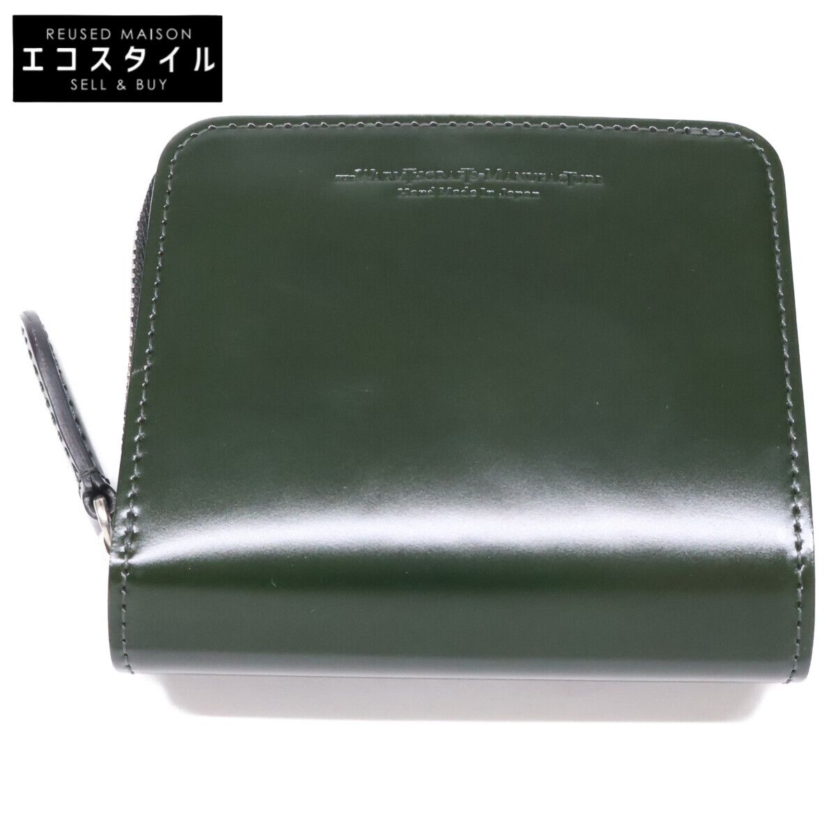 The Warmthcrafts Manufacture　ウォームスクラフツマニュファクチャー　AA39029grbkG CORDOVAN ZIPPED COMPACT WALLET2 コードバン ジップ コンパクト財布