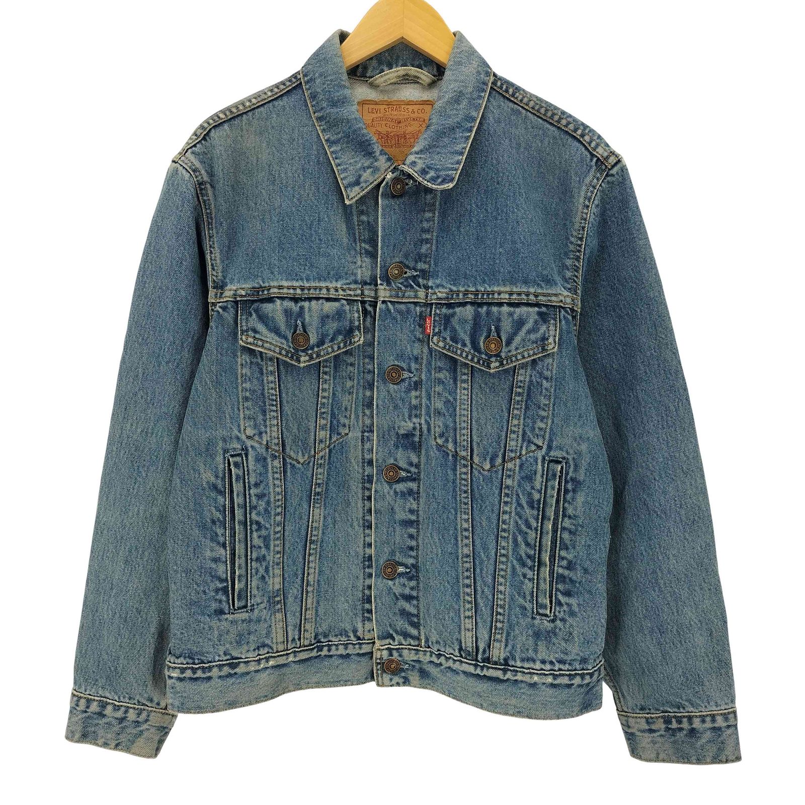 リーバイス Levis 90s 70503 クロアチア製 ユーロ デニムジャケット メンズ S